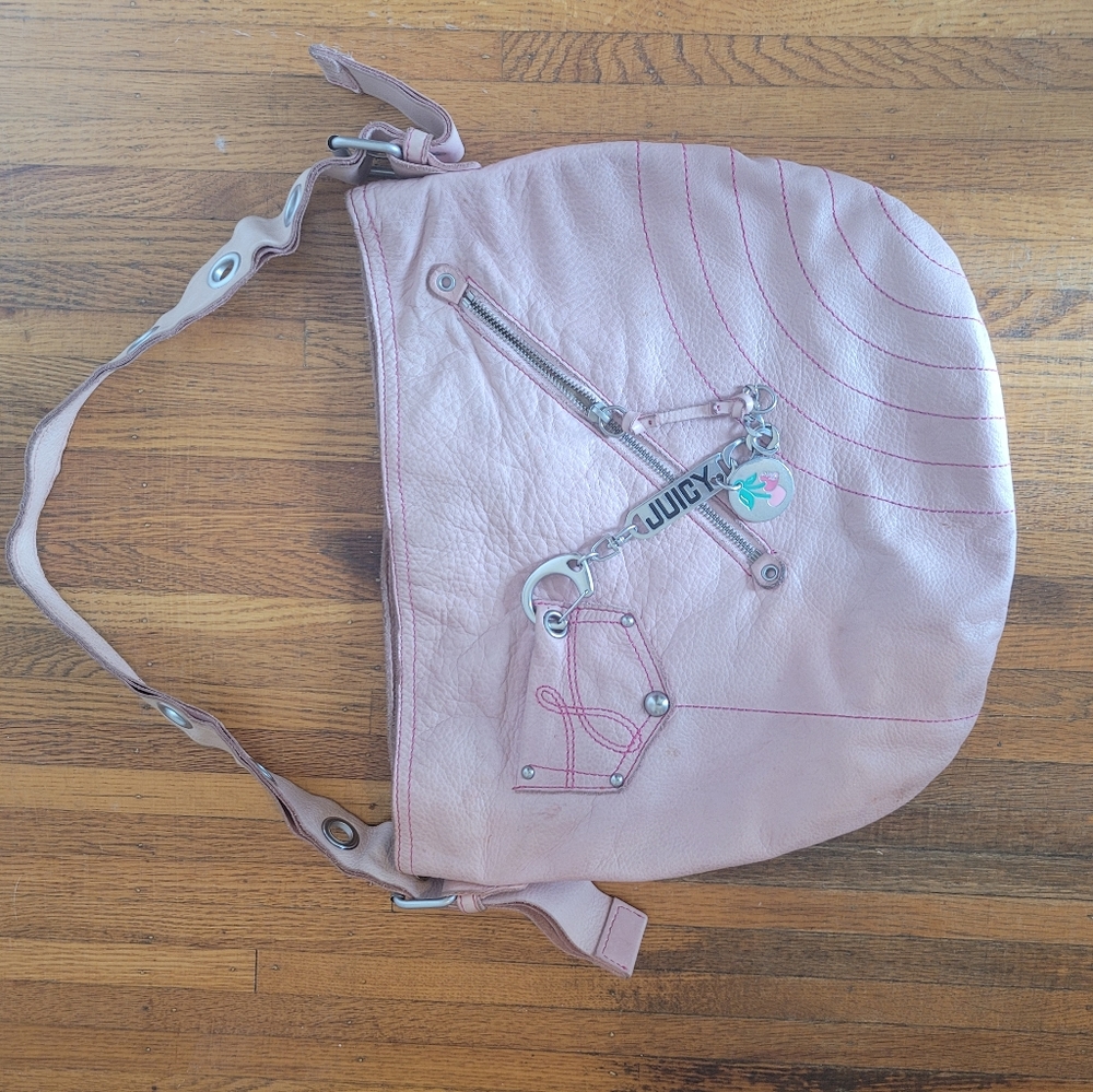 Pink juicy couture leather bag